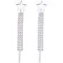 925 Sterling Silver 14K Gold Triangle Star Rose Dangle Drop Stud Earrings with Long CZ Chain Tassel for Women Costume Jewelry 925 Sterling Silver 14K Gold Triangle Star Rose Dangle Drop Stud Earrings with Long CZ Chain Tassel for Women Costume Jewelry