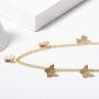 Butterfly Choker Necklace Silver Gold Butterfly Pendant Necklace Dainty Choker Necklace Butterfly Chain Butterfly Necklace Choker for Teen Gilrs Aesthetic Jewelry Gift