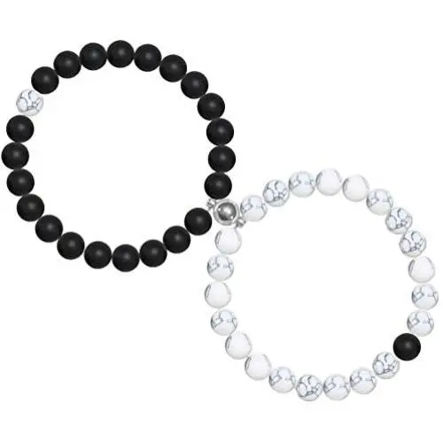 Sunssy Couples Bracelets Magnetic Attraction Beads Matching Bracelets for Couples Connect Bracelet for Him and Her Couples Gifts Natural Volcanic Stone Bracelets with Box Sunssy Couples Bracelets Magnetic Attraction Beads Matching Bracelets for Couples Connect Bracelet for Him and Her Couples Gifts Natural Volcanic Stone Bracelets with Box