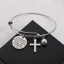 Godmother Gifts Godmother Bangle Bracelet I Feel So Blessed That My Godmother is You Religious Jewelry Baptism Gift