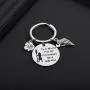 ENSIANTH in A World Full of Princesses Be A Moana Keychain Princesses Keychain Funny Moana Gift
