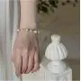 Cowlyn Pearl Bracelet Baroque Cultured Chain Wind Bossimi 14K Gold Work Around Silk Handmade Adjustable Charm Fashion Valentine Jewelry for Women