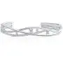 DovEggs Platinum Plated Silver 1.77ct Center 4mm G-H-I Color Moissanite Bracelet Adjustable Bangle with Accents for Women Girls DovEggs Platinum Plated Silver 1.77ct Center 4mm G-H-I Color Moissanite Bracelet Adjustable Bangle with Accents for Women Girls