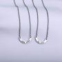 Detailed Sister Necklace Set for 2 3 Women Circle Jewelry BFF Sorority Gift