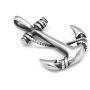 GUNGNEER Nautical Rope And Anchor Necklace Stainless Steel Pendant Keel Chain USN Navy Jewelry Accessory Men Women
