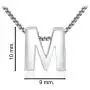 Sea of Ice 925 Sterling Silver Initial Alphabet Capital Letter A-Z Personalized Gift Pendant Necklace, 18'' Sea of Ice 925 Sterling Silver Initial Alphabet Capital Letter A-Z Personalized Gift Pendant Necklace, 18''