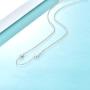 Tiny Cross Choker Necklace for Women Sterling Silver Faith Necklace Dainty Pendant Necklace Birthstone Crucifix Cute Jewelry
