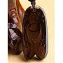 Ice Obsidian Amulet Pendant Necklace for Women and Wen with Bead Chain