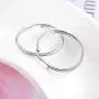 LUHE Silver Hoop Earrings Sterling Silver Circle Endless Big Earrings Hoops Jewelry,Fashion Double Layered Round Circle Clip On Earrings Hoops for Women LUHE Silver Hoop Earrings Sterling Silver Circle Endless Big Earrings Hoops Jewelry,Fashion Double Layered Round Circle Clip On Earrings Hoops for Women