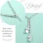 Unicra Bride Silver Bridal Necklace Earrings Set Crystal Wedding Jewelry Set Rhinestone Choker Necklace for Women and Girls (Set of 3) Unicra Bride Silver Bridal Necklace Earrings Set Crystal Wedding Jewelry Set Rhinestone Choker Necklace for Women and Girls (Set of 3)