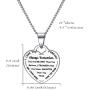 Rnivida Always Remember You are Braver Than You Believe Pendant Necklace, Inspirational Jewelry Gifts for Women Girls