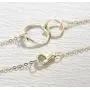 Agvana 14K Solid Real Yellow Gold Two Interlocking Infinity Eternity Double Circles Necklace Mother Daughter Friendship Love Necklace Fine Jewelry Anniversary Birthday Gifts for Women Girls Mom Her Agvana 14K Solid Real Yellow Gold Two Interlocking Infinity Eternity Double Circles Necklace Mother Daughter Friendship Love Necklace Fine Jewelry Anniversary Birthday Gifts for Women Girls Mom Her
