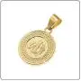 Fusamk Hip Hop Religious 18K Alloy Allah Medallion Tag Pendant Symbol Charm Necklace Fusamk Hip Hop Religious 18K Alloy Allah Medallion Tag Pendant Symbol Charm Necklace