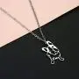 Chengxun Stainless Steel French Bulldog Pendant Necklace 18+2 Inches Chengxun Stainless Steel French Bulldog Pendant Necklace 18+2 Inches