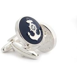 Wimbledon Cufflink Company Ships Anchor Mens Cufflinks