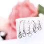 Hicarer 12 Pieces Stainless Steel Chain Extender Adjustable Necklace Extender Chain with Lobster Clasp
