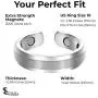 Elegant Titanium Magnetic Therapy Ring Pain Relief for Arthritis and Carpal Tunnel Elegant Titanium Magnetic Therapy Ring Pain Relief for Arthritis and Carpal Tunnel