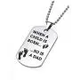 Tstars Dog Tag Gift for New Dads - Stainless Steel Pendant Necklace for New Father Fathers Day Daddy Jewelry with Gift Box Tstars Dog Tag Gift for New Dads - Stainless Steel Pendant Necklace for New Father Fathers Day Daddy Jewelry with Gift Box