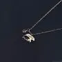 Zuo Bao Mama Bear Necklace Mom Necklace Mama and Baby Bear Necklace with 12 Months Birthstone Birthday Gift Family Jewelry for Her