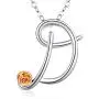 Aniu Initial Letter Necklace for Women, Sterling Silver Cursive Script Name Pendant, Alphabet Personalized Charm Jewelry Gift (Letter D) Aniu Initial Letter Necklace for Women, Sterling Silver Cursive Script Name Pendant, Alphabet Personalized Charm Jewelry Gift (Letter D)