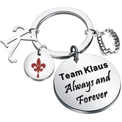 The Originals Inspired Jewelry Fandom Gift Idea Team Klaus Always and Forever Keychain