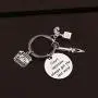 CENWA Court Reporter Gift Court Reporter Always Get The Last Word Keychain Stenographer Gift Retirement Gift for Court Reporter