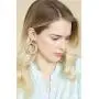Bohemian Straw Rattan Woven Geometric Statement Earrings - Ethnic Acetate Hoops, Teardrop Dangles Natural Raffia Fan Tassel
