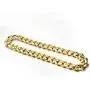 CrazyPiercing Faux Gold Acrylic Chain Necklace, 90s Punk Style Necklace Costume Jewelry, Hip Hop Turnover Chain Necklace, Plastic 32 inches, 36 inches 35mm