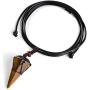MANIFO Mens Healing Crystal Stone Necklace Natural Gemstone Faceted Point Pendant Necklace Jewelry