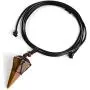 MANIFO Mens Healing Crystal Stone Necklace Natural Gemstone Faceted Point Pendant Necklace Jewelry