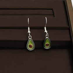 CENWA Tiny Avocado Earrings Avocado Jewelry Valentines Day Gift Guacamole Funny Earrings Green Avocado Gift for her