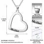Besilver 925 Sterling Silver Mother Daughter Matching Necklace Set Mom and Child Heart Necklace Jewelry Meaningful Birthday Aniversary Gift Besilver 925 Sterling Silver Mother Daughter Matching Necklace Set Mom and Child Heart Necklace Jewelry Meaningful Birthday Aniversary Gift