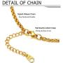 PROSTEEL Baseball Necklaces for Men Teen Boys, Stainless Steel Softball Pendant Chain, Mens Sports Jewelry, 22inch-24inch Adjustable Wheat Chain