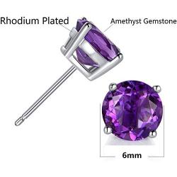 GEMSME 925 Sterling Silver White Opal Stud Earrings Hypoallergenic Jewelry for Women (sliver opal)…