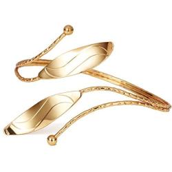 OCTCHOCO Egyptian Arm Bracelet Upper Arm Cuff Jewelry Arm Bangles Armband for Women Wedding Costume