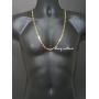 Life Time NECKLACE 3mm 4mm 7mm 8mm 10mm 12mm Gold Figaro Chain necklace for men women