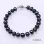 JYX Pearl Necklace Set 8-9mm Dark-Blue Freshwater Pearl Necklace Bracelet and Earrings Jewelry Set JYX Pearl Necklace Set 8-9mm Dark-Blue Freshwater Pearl Necklace Bracelet and Earrings Jewelry Set