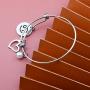 Eigso Zodiac Sign Bracelet Cut Out Constellation Jewelry Birthday Gift for Women Girls Her for Her Zodiac Sign Jewelry