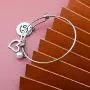 Eigso Zodiac Sign Bracelet Cut Out Constellation Jewelry Birthday Gift for Women Girls Her for Her Zodiac Sign Jewelry