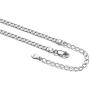 ChicSilver 925 Sterling Silver Ankle Bracelet for Women, Simple Durable Cuban Link/Figaro/Twist Rope Chain Anklets for Beach Party(with Gift Box)
