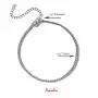 Avanlin Rhinestone Choker Necklaces Silver Plated 1 Layer Necklace Chain Jewelry for Women and Girls