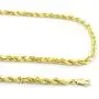 Nuragold 14k Yellow Gold 4mm Rope Chain Diamond Cut Pendant Necklace, Mens Womens Lobster Lock 20'' 22'' 24'' 26'' 28'' 30'' Nuragold 14k Yellow Gold 4mm Rope Chain Diamond Cut Pendant Necklace, Mens Womens Lobster Lock 20'' 22'' 24'' 26'' 28'' 30''