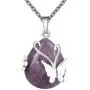 Bivei Vintage Wire Wrap Butterfly Gemstone Rose Quartz Amethyst Opalite Healing Crystal Pendant Necklace Bivei Vintage Wire Wrap Butterfly Gemstone Rose Quartz Amethyst Opalite Healing Crystal Pendant Necklace