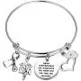 AKTAP Nurse Gift Licensed Nurse Practitioner Jewelry Underestimate The Difference You Made LPN Bangle Bracelet Gift Thank You Gift Retirement Gift for LPN AKTAP Nurse Gift Licensed Nurse Practitioner Jewelry Underestimate The Difference You Made LPN Bangle Bracelet Gift Thank You Gift Retirement Gift for LPN
