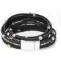 TASBERN Women Leather Wrap Bracelet Stud Beads Crystal Cuff Bracelets Jewelry for Ladies Girls TASBERN Women Leather Wrap Bracelet Stud Beads Crystal Cuff Bracelets Jewelry for Ladies Girls