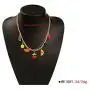 Gold Plated Colorful Fruits Pendant Charms Chain Necklace for Women Girls Teen Girls Gold Plated Colorful Fruits Pendant Charms Chain Necklace for Women Girls Teen Girls
