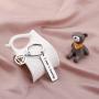 HOLLP Sobriety Gift 1 Year 5 Years Sobriety Anniversary Keychain 1 Year and Counting AA Encouragement Keychain Recovery Jewelry