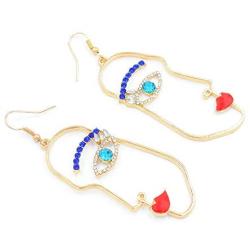 Abstract Face Dangle Earrings Women Face Contour Fashion Jewelry for Women Girls