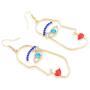 Abstract Face Dangle Earrings Women Face Contour Fashion Jewelry for Women Girls