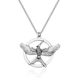 AKTAP Movie Pendant Necklace The Hunger Games Movie Gift for Film Movies Fans
